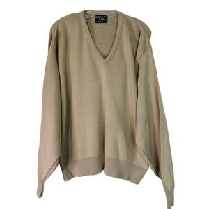 Cypress Links Golf Wear Beige V-Neck Sweater Men's Size  XXL‎